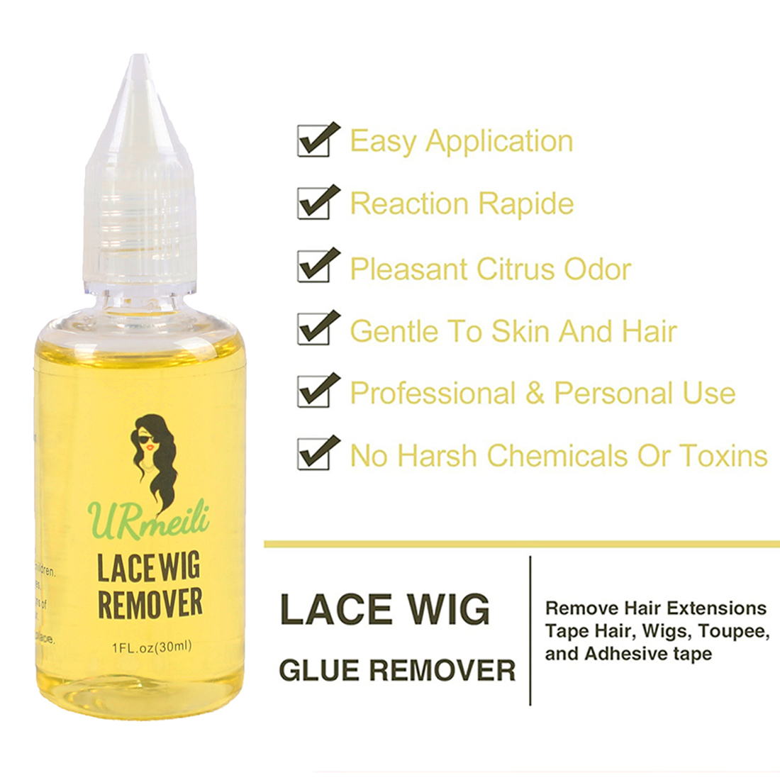 Spray de colle pour perruque Lace Front, 4 pièces, Spray de fusion de dentelle et Spray de liaison de dentelle, Kit de colle pour cheveux