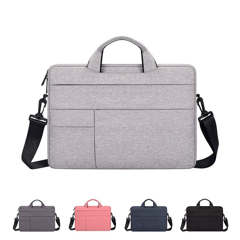 Men's Women's Briefcase Laptop Bag Seismic Waterproof Shoulder Crossbody Office Travel Business Cell Phone IPad Storage Pouch