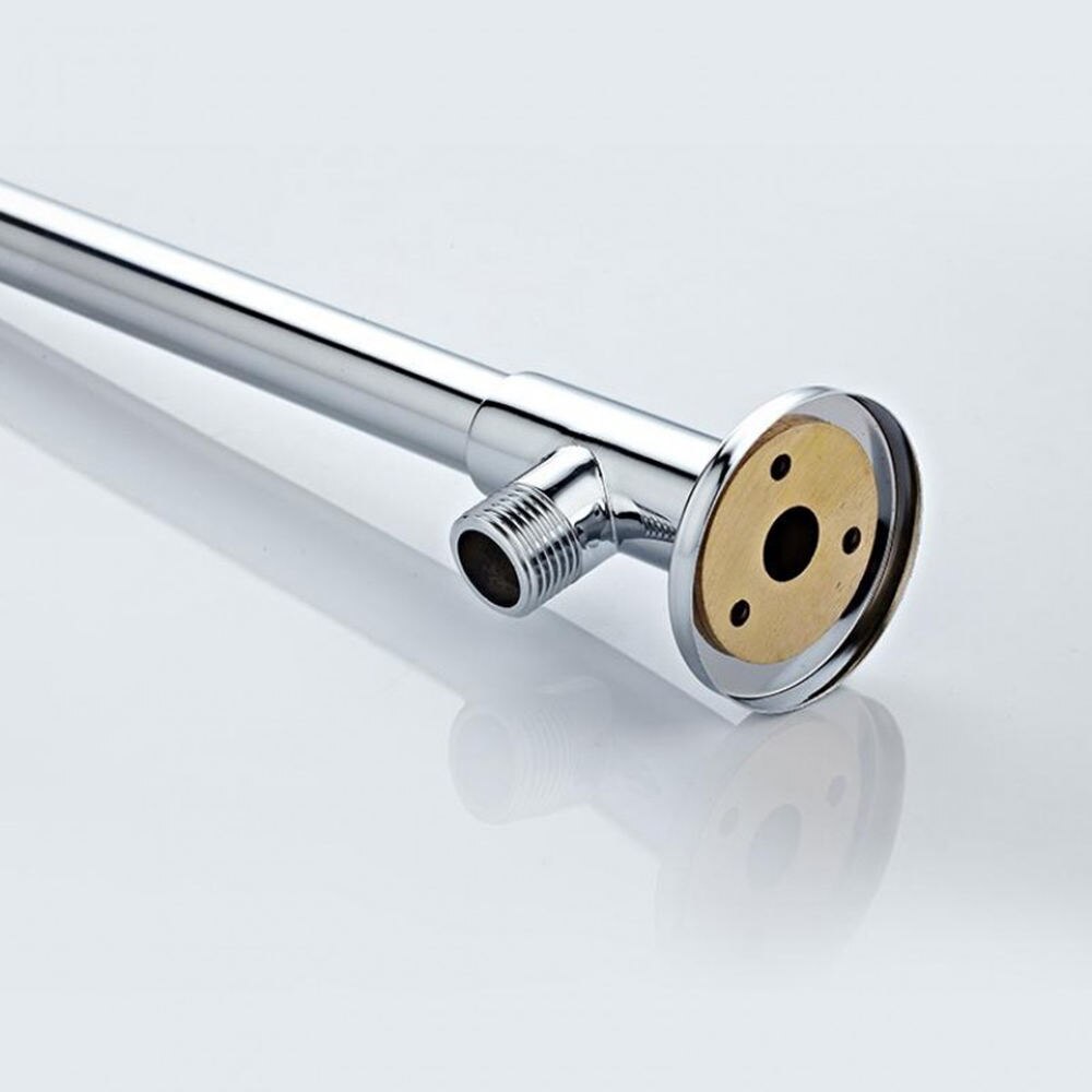 Stainless steel Wall Mounted Shower Head Rain Arm Outlet Restroom Supplies Concealed Chrome Shower System Bathroom Fixture