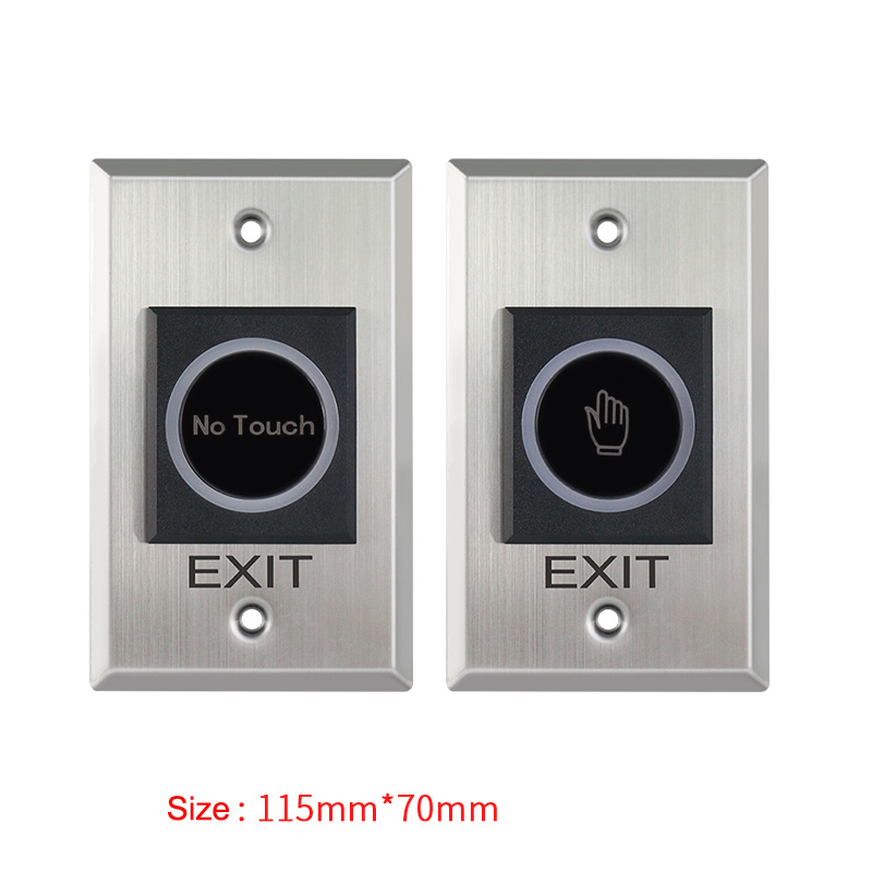 Door Exit Push Button Release Switch Opener For Door Access Control System Entry Open door no touch