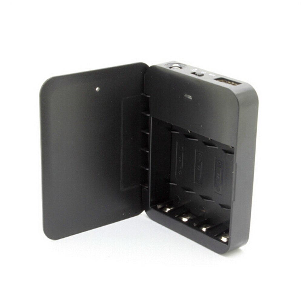 4 Slots AA Batteries External USB Rechargeable AA Lithium Battery Charger Emergency Power Charge Box Mobile Phone Charging Base