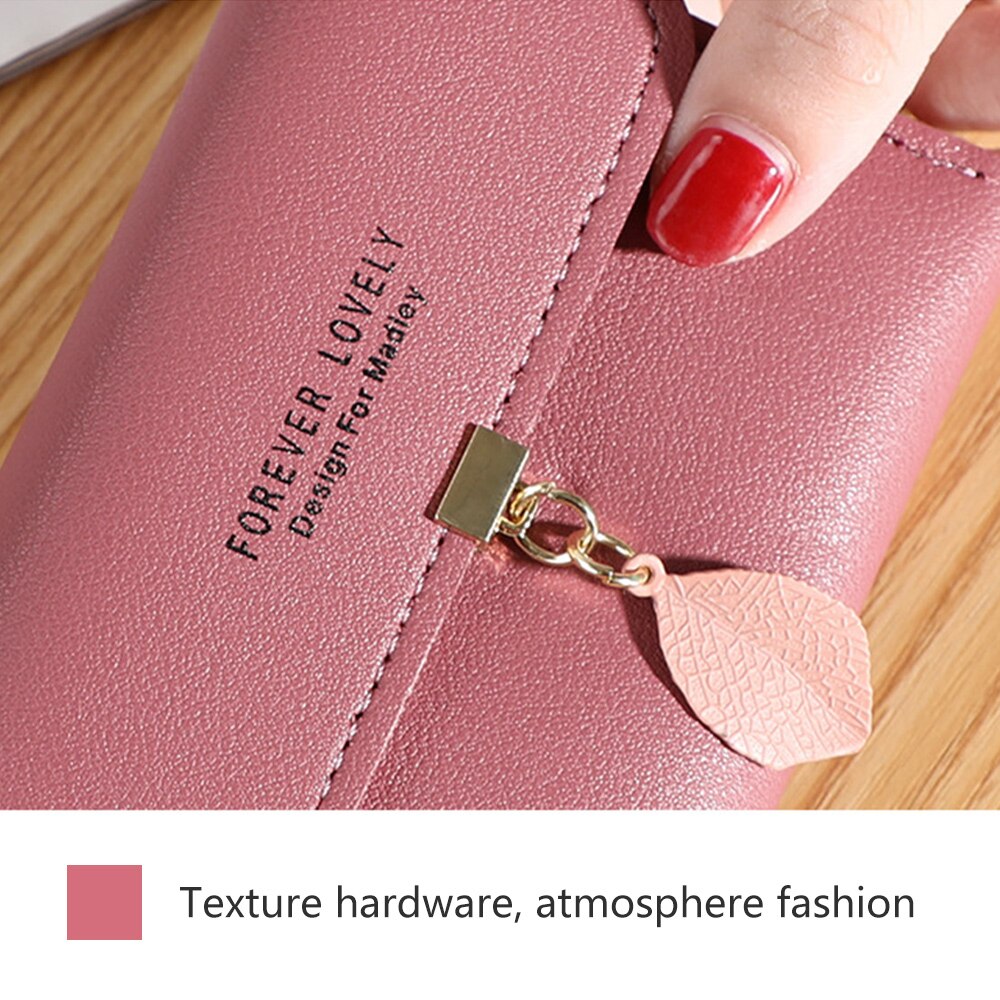 Korean Style Ladies Long Wallet Cute Wallet Women's Coin Purse Card Bag PU Wallet Clutch Student Tassel Cartoon