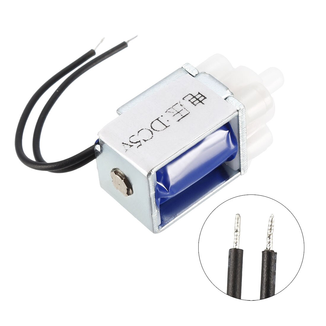 uxcell Miniature Solenoid Valve 2 Way Normally Closed DC5V 0.22A Water Air Solenoid Valve Pneumatic Mini Valve
