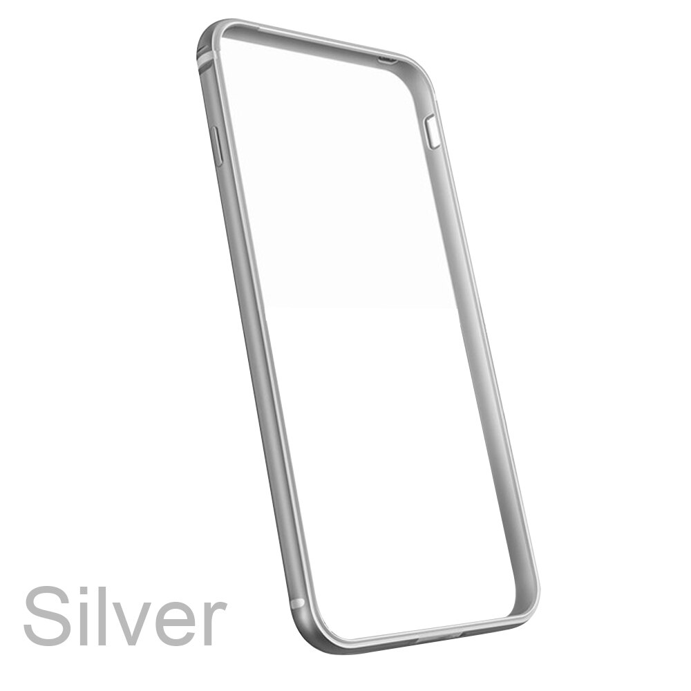 Für iPhone 11 11 Pro 11 Pro Max Aluminium Metall Stoßstange Telefon Fall TPU Silikon Stoßfest Schutzhülle Telefon zubehör: 11 Pro max 6.5 / Silber