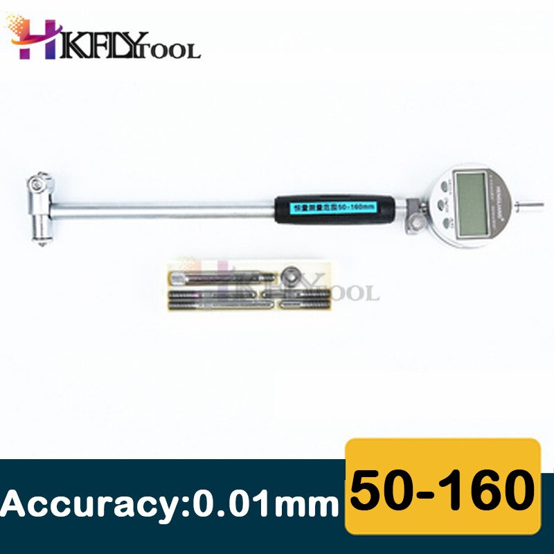 50-160mm Digital indicator 0.01 mm bore gauge indi... – Grandado