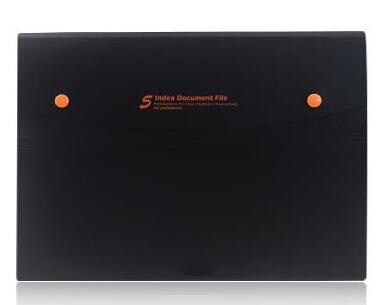 Multi-schicht ordner A4 Schüler orgel datei kunststoff papier daten tasche Einreichung Produkte 5 Index dokument tasche: Orange