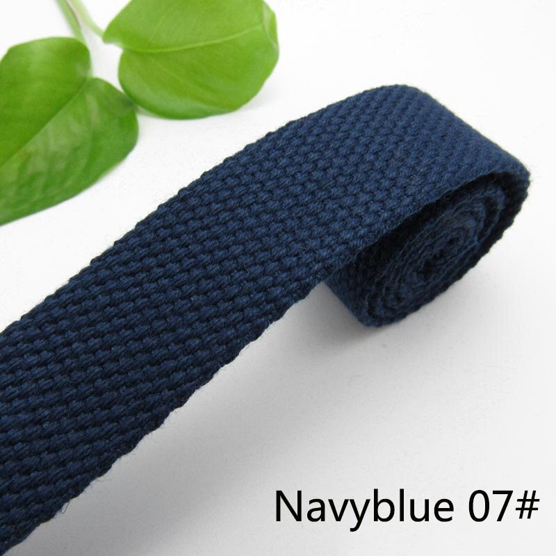 3Meter 50mm Dicke 2mm Leinwand Polyester Baumwolle Gurtband Etikett Band Taschen Rucksack Gurtband Voreingenommenheit Bindung Band DIY NäHenne Handwerk: NavyBlue