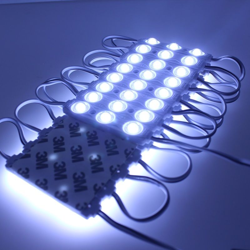 1.5W 2835 Red Green Bule white 160 degrees LED Module 3LED Light Waterproof 12v