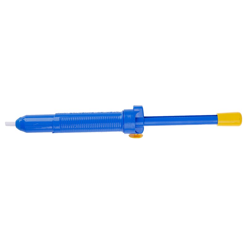 1Pcs Aluminium Solder Sucker Vacuum Soldering Iron Desolder Desoldering Pump Tool Removal Blue