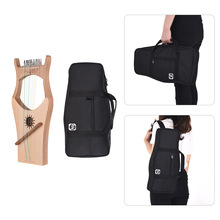 Walter.t Arpa Lira a 10 Corde con Top in Abete, Fondo in Faggio, Corde in Nylon e Borsa
