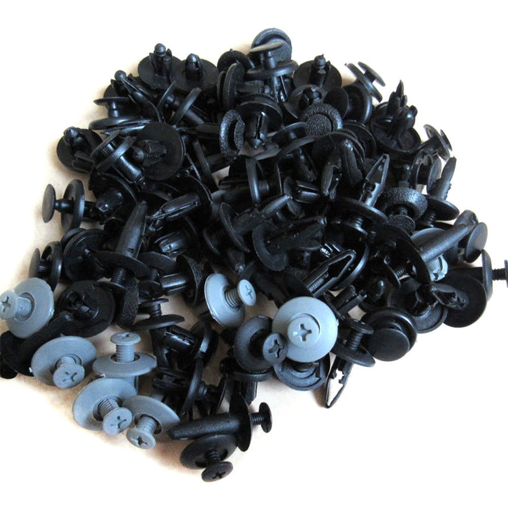 100pcs Bumper auto Fender Screw Rivets Set Univers... – Grandado