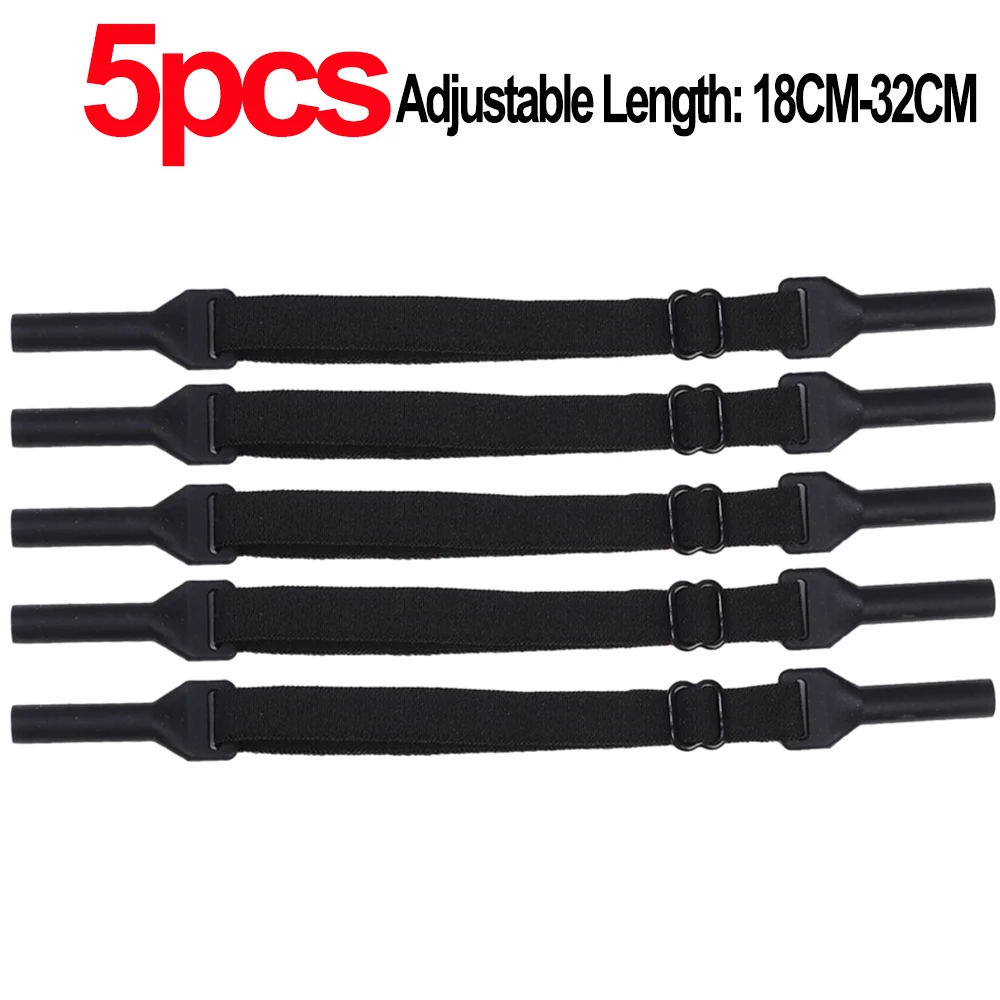 1/5pcs Glasses Chain For Kids Adults Sunglasses Strap Children Glasses Safety Band Strap Retainer Cord Holder Sport Glasses Rope: WHITE