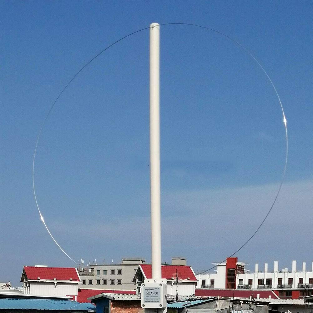 MLA-30 Loop Antenna Active Receiving Antenna 100KHz - 30MHz for Short Wave Radio
