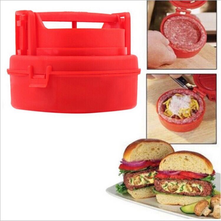 Presse à Hamburgers En Acier Inoxydable 9 Cm - Pour Galettes, Steaks Et Barbecue - Poignée Confortable