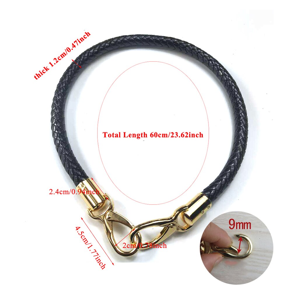 DIY Ersatz Tasche Riemen 23 zoll PU leder Tasche Griff Abnehmbare Schulter Taschen Handtasche Gurt Tasche Zubehör Teile Kurzen Riemen