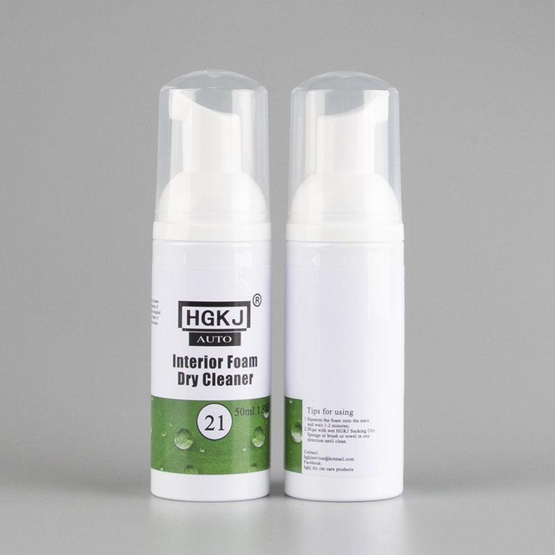 HGKJ-21-50ML Auto-interieur Leer Reiniging Schuim Droog Auto Levert Lederen Interieur Auto Middel Schoonmaken Care Cleaner O7Z0