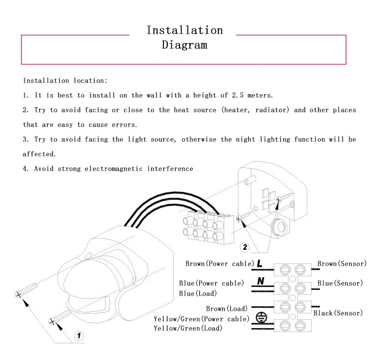 Human Body Infrared Sensor Switch Sensor Intelligent Time Delay Light Control Adjustable Home Sensor