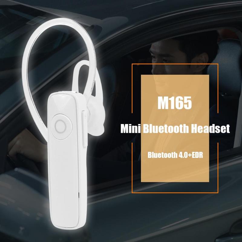 Mini M165 sans fil Bluetooth écouteur mains libres appel affaires casque casque Bluetooth casque avec micro pour tous les téléphones intelligents