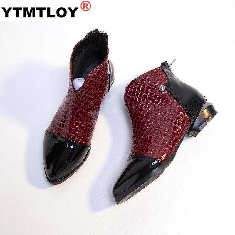 Lady Boots Pointe Shoes Ankle Booties Women Luxury Boots-women Ladies Pointy Rubber Med Low