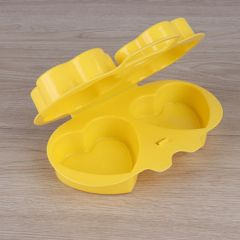 Microwave Two Egg Poacher Cook Sandwich Breakfast Cooker Kitchen Tool