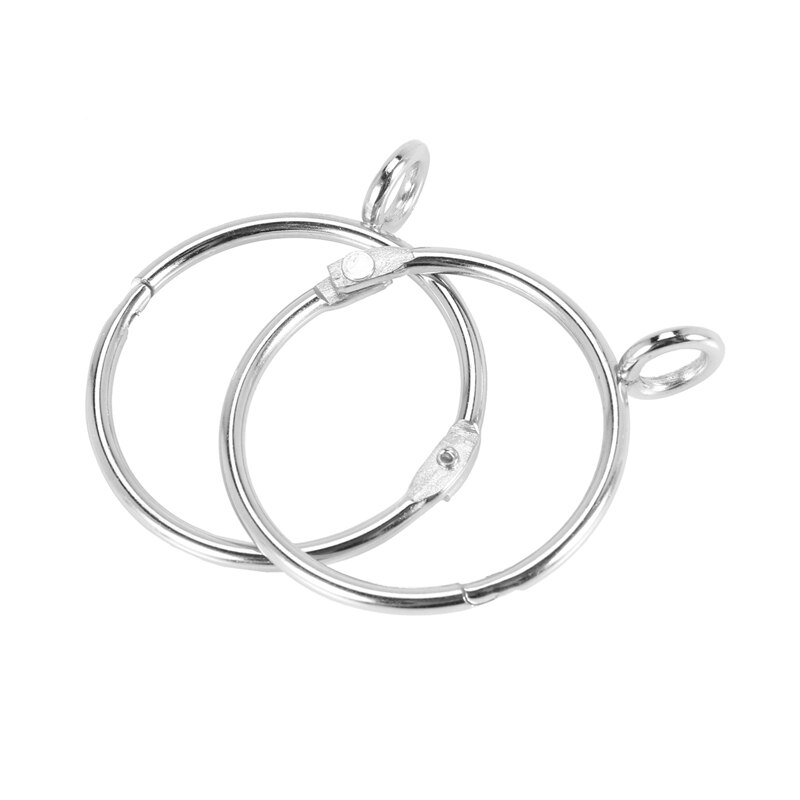 Openable Rings 100 Pcs Openable Silver Curtain Rings Open And Clo... – Grandado