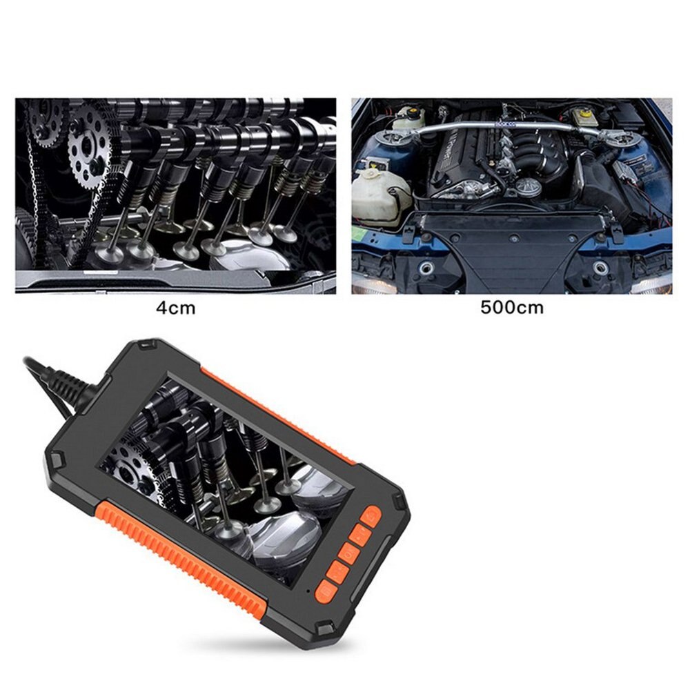 Industrial Endoscope Camera 1080P HD 4.3-inch IPS Screen Pipe Drainage Pipe Inspection Camera Pipe Mirror Auto Repair Tool