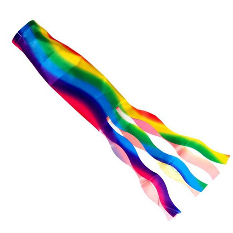 GTBL arc-en-ciel coupe-vent Streamer drapeau jardin Camping décoration drapeau 70CM