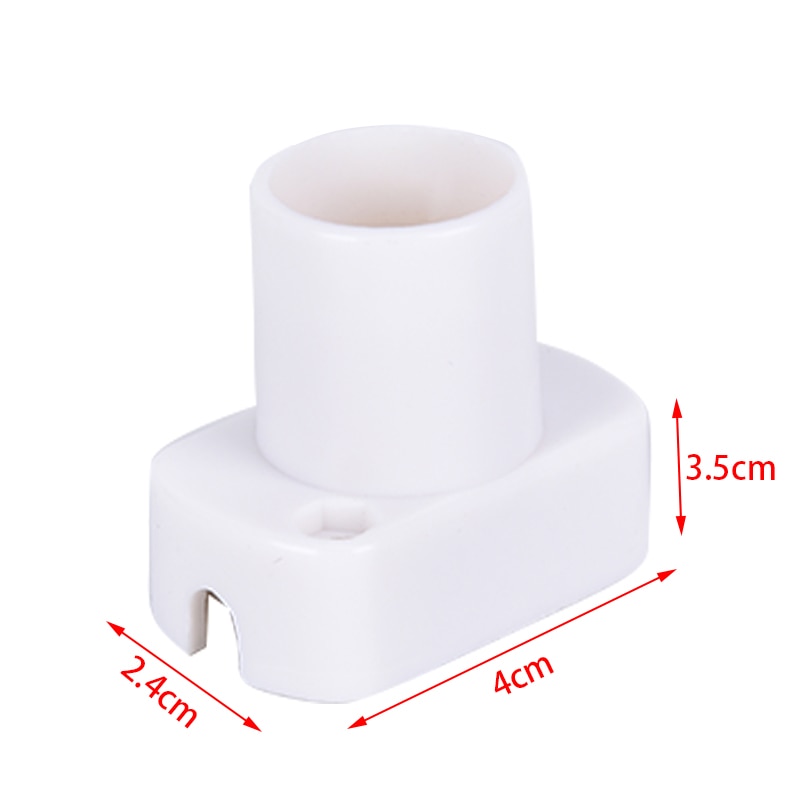 1pcs White Square Lamp Holder For E17 E14 LED Light Bulbs Aging-Test Light Base