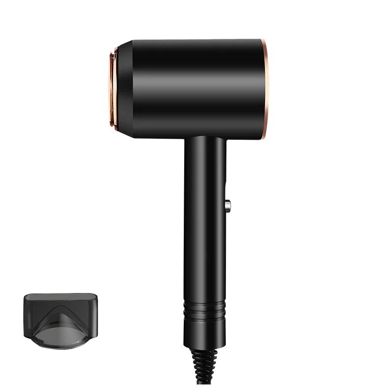 Anion Hair Dryer Xaomi Hair Dryer and Cold Air Adjustment For Hair Drying Home Hair Styling Equipment Tools: black / EU