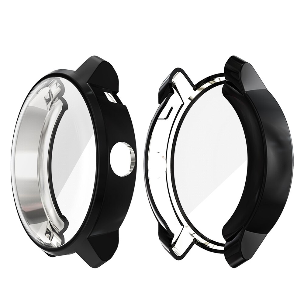 TPU Watch Protective Case for Garmin Vivoactive 3 3 Music Watch Case Ultra-Thin Watch Cover Frame Shell For Vivoactive3/3 Music: Black / Vivoactive 3