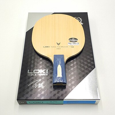 Loki 5 krydsfiner bordtennis klinge træning pingpong klinge ping pong ketcher alle: Kort håndtag