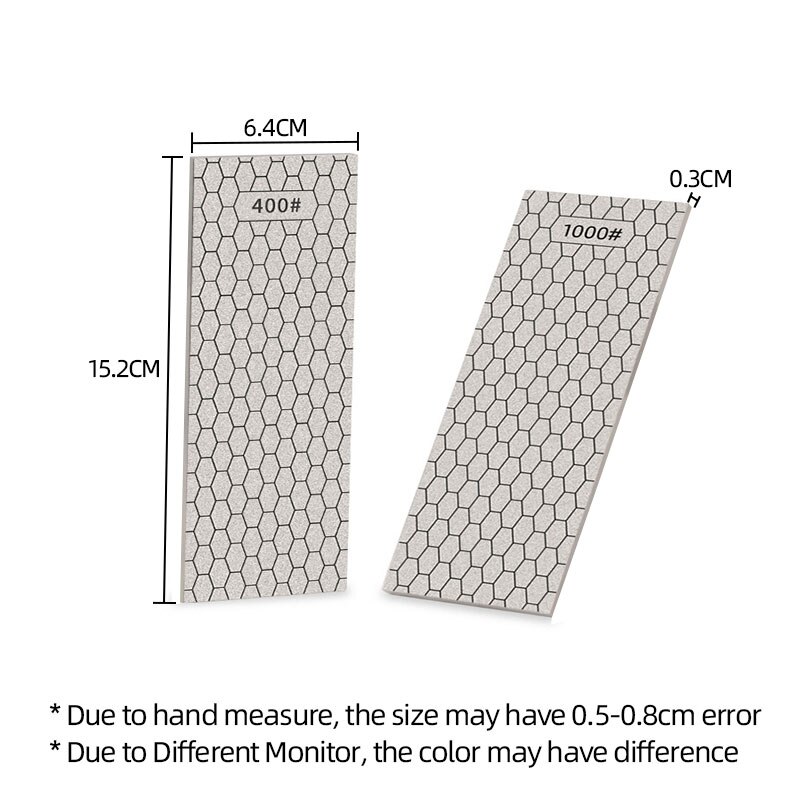 Afilador de cuchillo de diamante piedra de afilar de accesorios de herramientas de cocina Gadgets 1- 4 Uds conjunto Grit 400 de 600 de 1000 bien Whetstone
