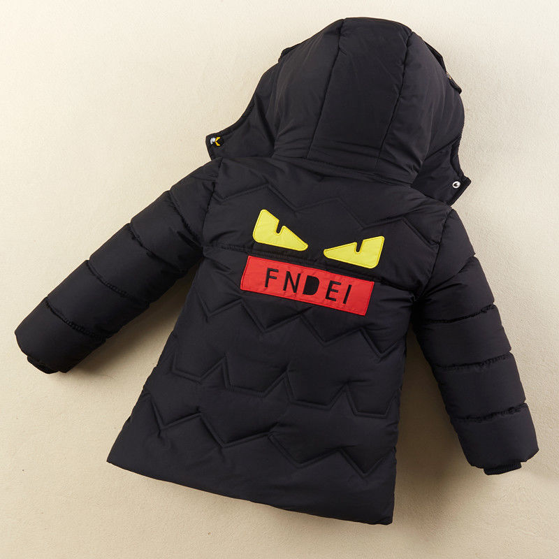 Ins Kinderen Gewatteerde Jas Kid 'S Winter Kleding Dikke Knappe Mid-Lengte Golvend Quilten Line Kids Parka hooded 3 Kleuren
