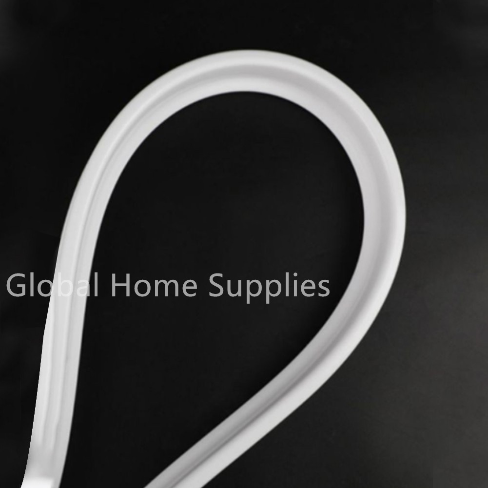 Rubberen siliconen douchebarrière Waterstopper Badkamer Waterdichte strip Waterkerende strip Buigbare deurbodemafdichtstrip