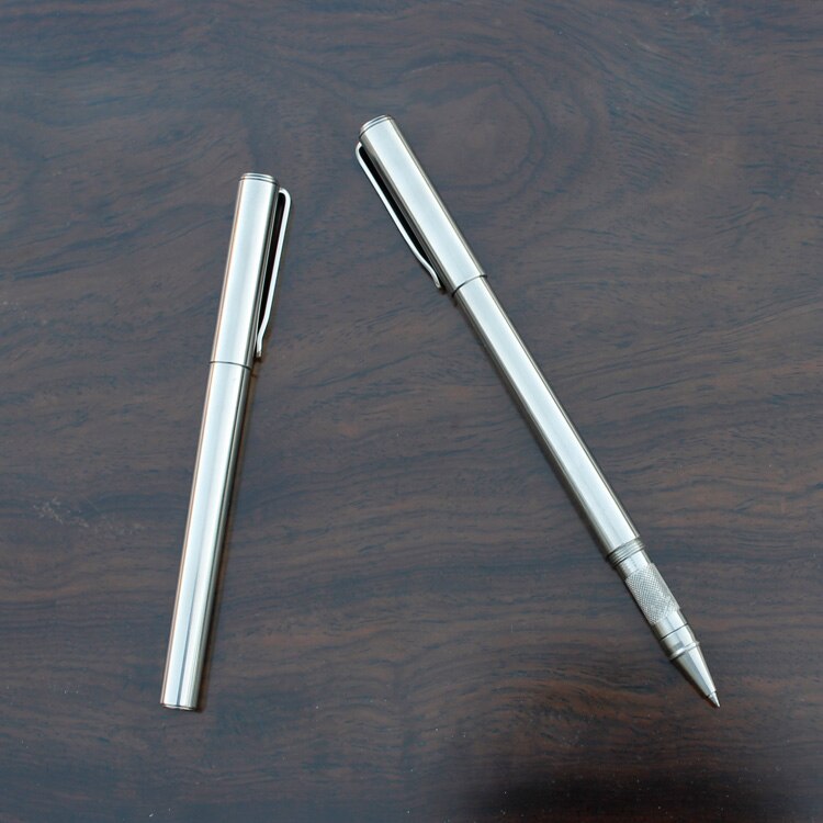 1 Piece Pure 304 Stainless Steel Writing Pen Business Office Signature Pen