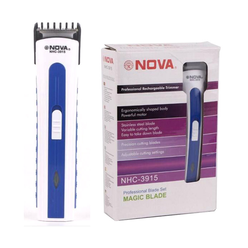 NOVA NHC-3915 Electric Hair Trimmer Beard Shaver Razor Rechargeable Hair Clipper Grooming 220V EU Plug or Battery
