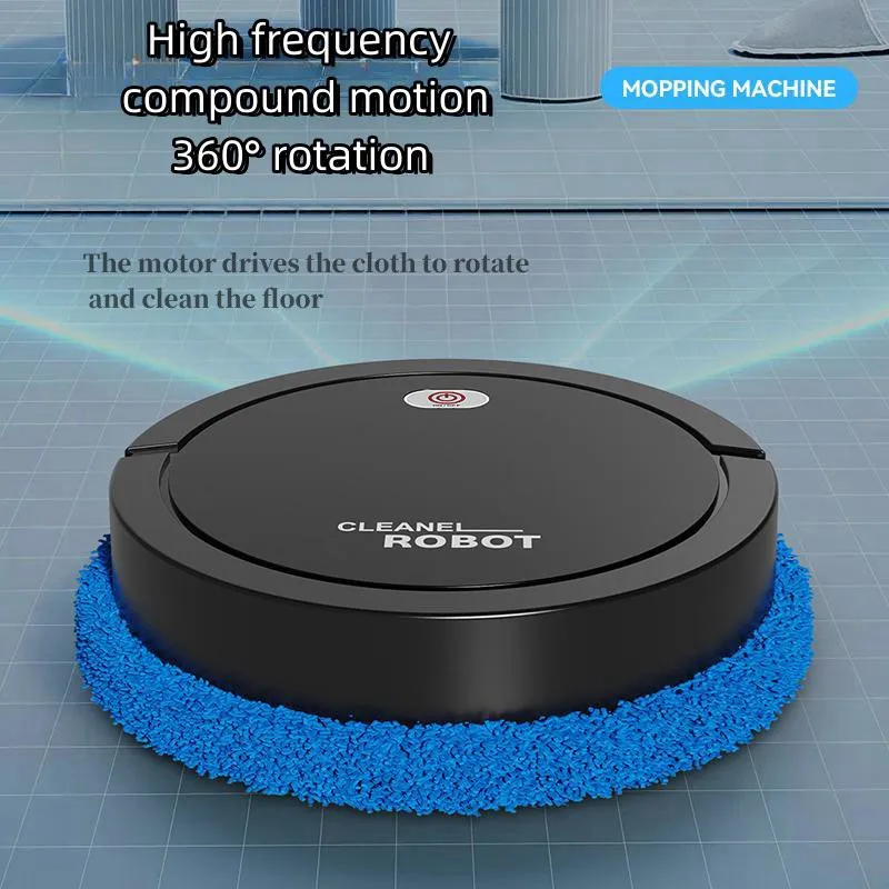 XIMEIJIE Robot de fregado inteligente carga USB batería de larga duración herramienta de limpieza del hogar barredora eléctrica húmeda y seca