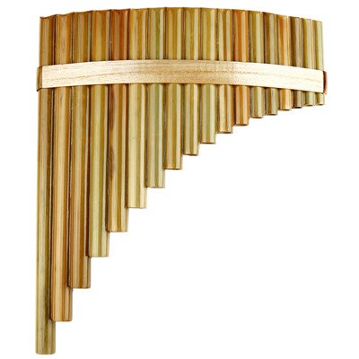 18 rør pan fløjte f nøgle pan rør træblæser instrument kinesisk traditionelt musikinstrument bambus pan fløjte: Ret
