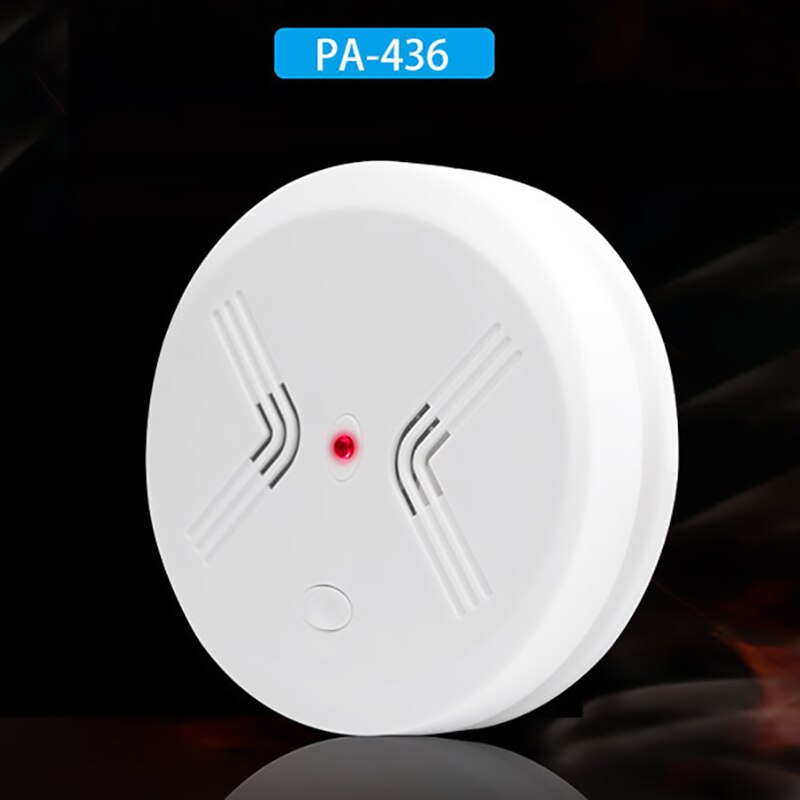 Uafhængig brandalarm røgdetektor hjem høj følsomhed sikkerhedsbeskyttelsessystem kablet sensor mini bærbar til fabrik