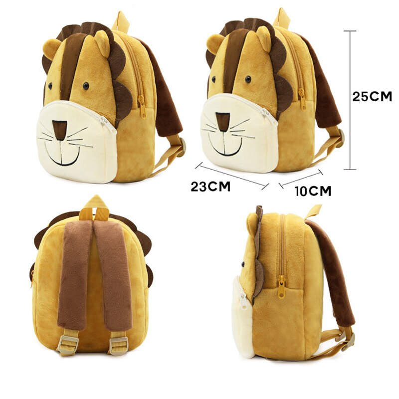 BOBDOG 3D Animal Plush Children Backpacks kindergarten Schoolbag Kids Backpack Children School Bags Girls Boys Back