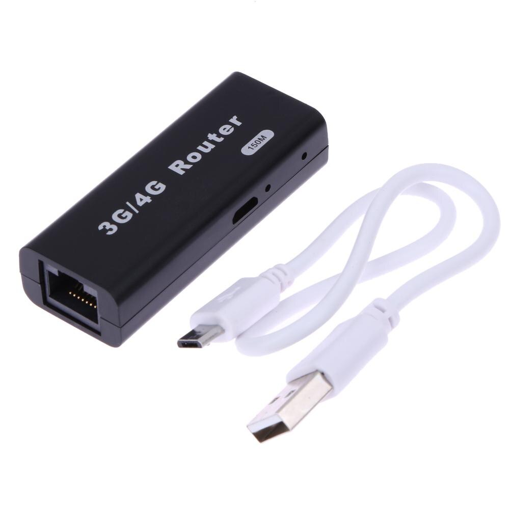 Portable 4G WiFi Router - 150Mbps USB Wireless Hotspot AP Client - Firewall Function