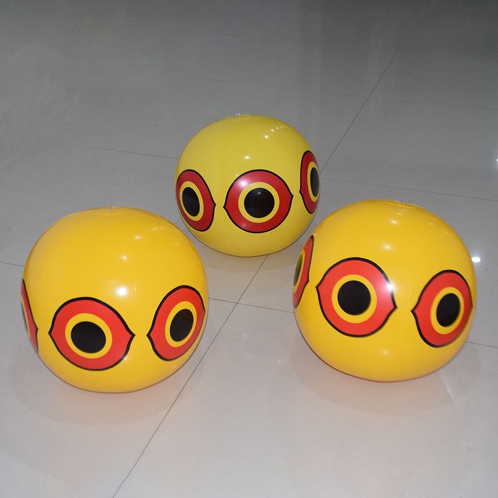 Opblaasbaar speelgoed pvc opblaasbare strandbal boomgaard bescherming tegen vogelbal horror oogbal boerderij bescherming tegen vogelballon