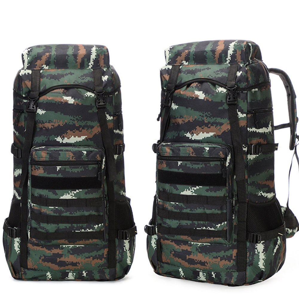 1pc rygsæk rejser stor kapacitet vandtæt camouflage 70l rygsæk skuldertaske opbevaringspose udendørs taske