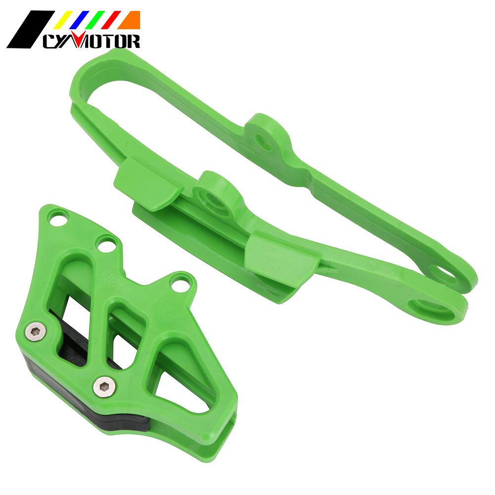 CNC Plastic Motorbike Protector Chain Guard Guide &amp; Slider Guard For Kawasaki KXF250 KXF450 KXF 250 450 KX250F KX450F