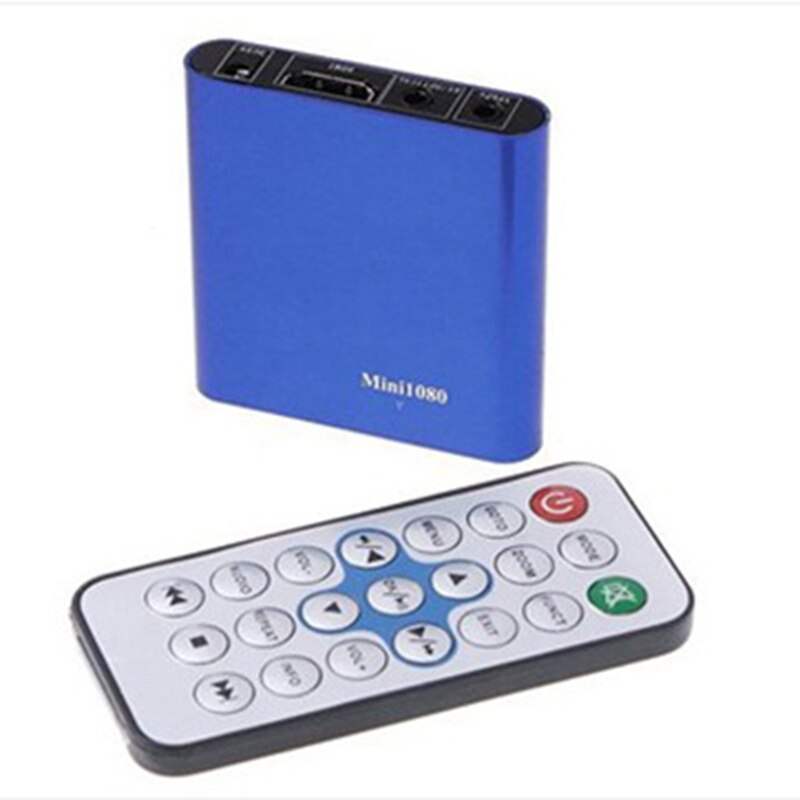 -MINI 1080 HD lecteur multimédia USB lecteur multimédia externe SD boîtier multimédia prise en charge MKV AVI TS/TP lecteur de disque dur prise ue