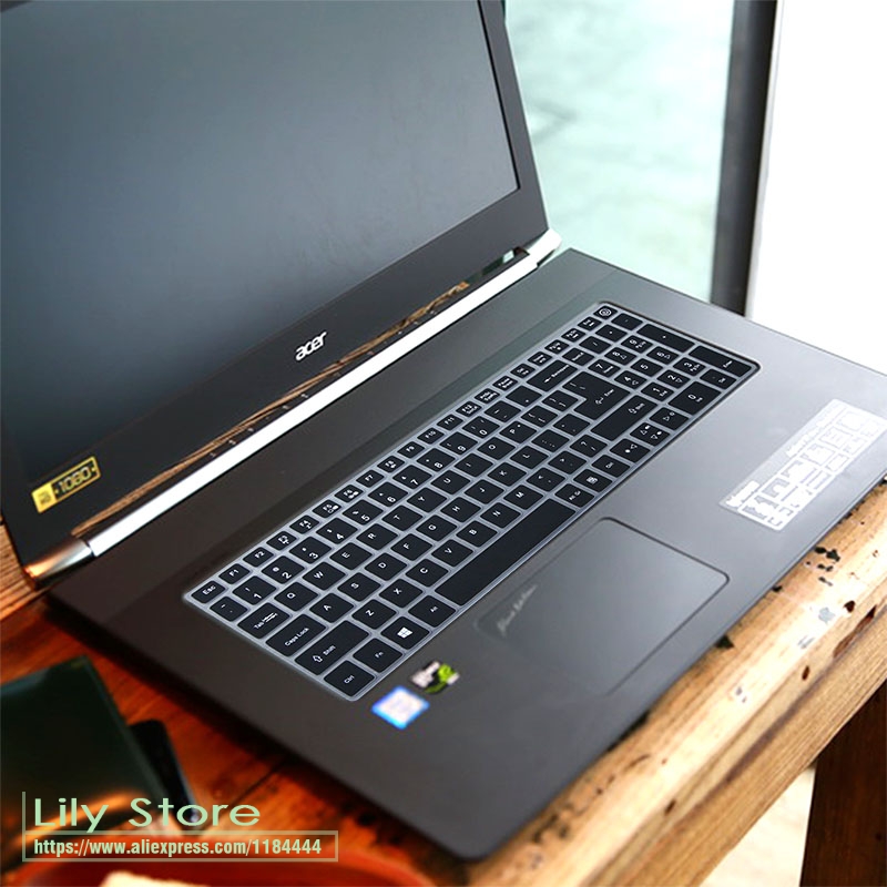 For Acer TravelMate P259-MG P259 P258 MG P257-M P257-MG P258-M P258-MG 15 15.6 inch Keyboard Protector Silicone Cover skin: black