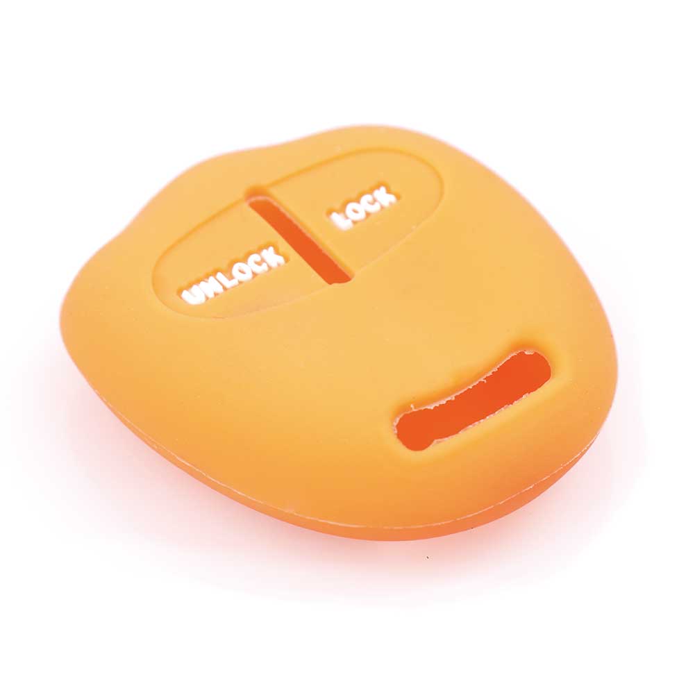 2 knapper silikone bil nøgledæksletui til mitsubishi outlander colt lancer grandis pajero sport key protection case