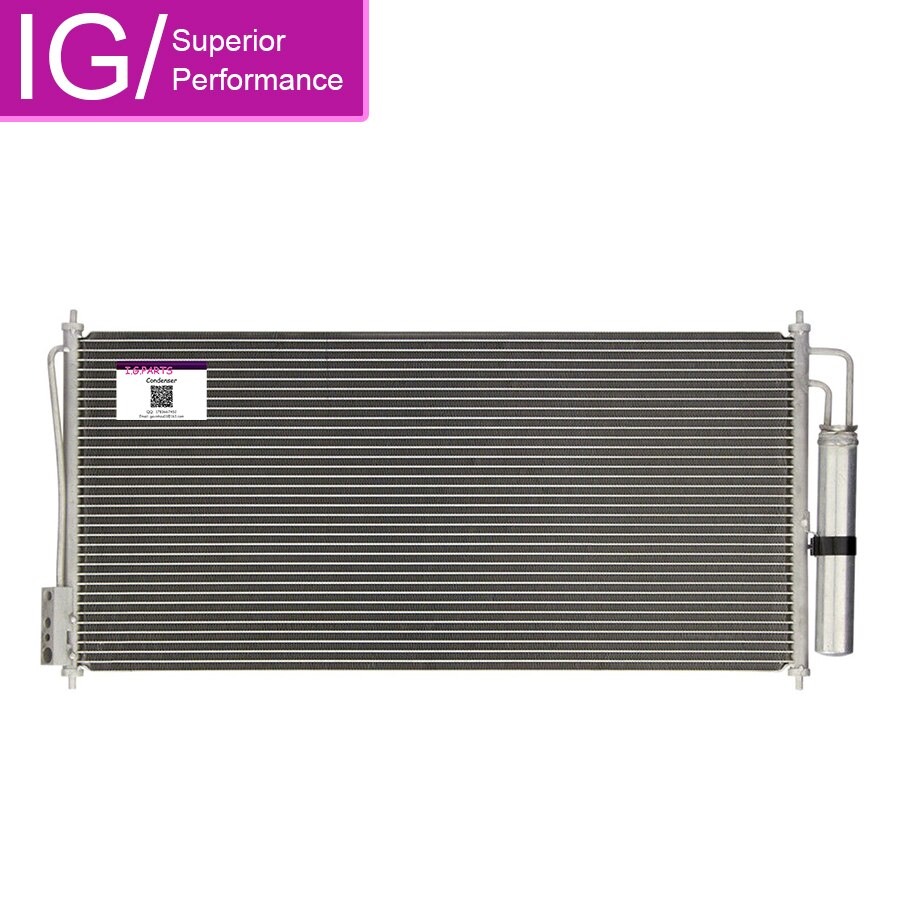 A/C Condenser For 2013-2018 Nissan Altima / 2016-2021 Maxima (2.5L L4 & 3.5L V6) - Aluminum, Front Mount