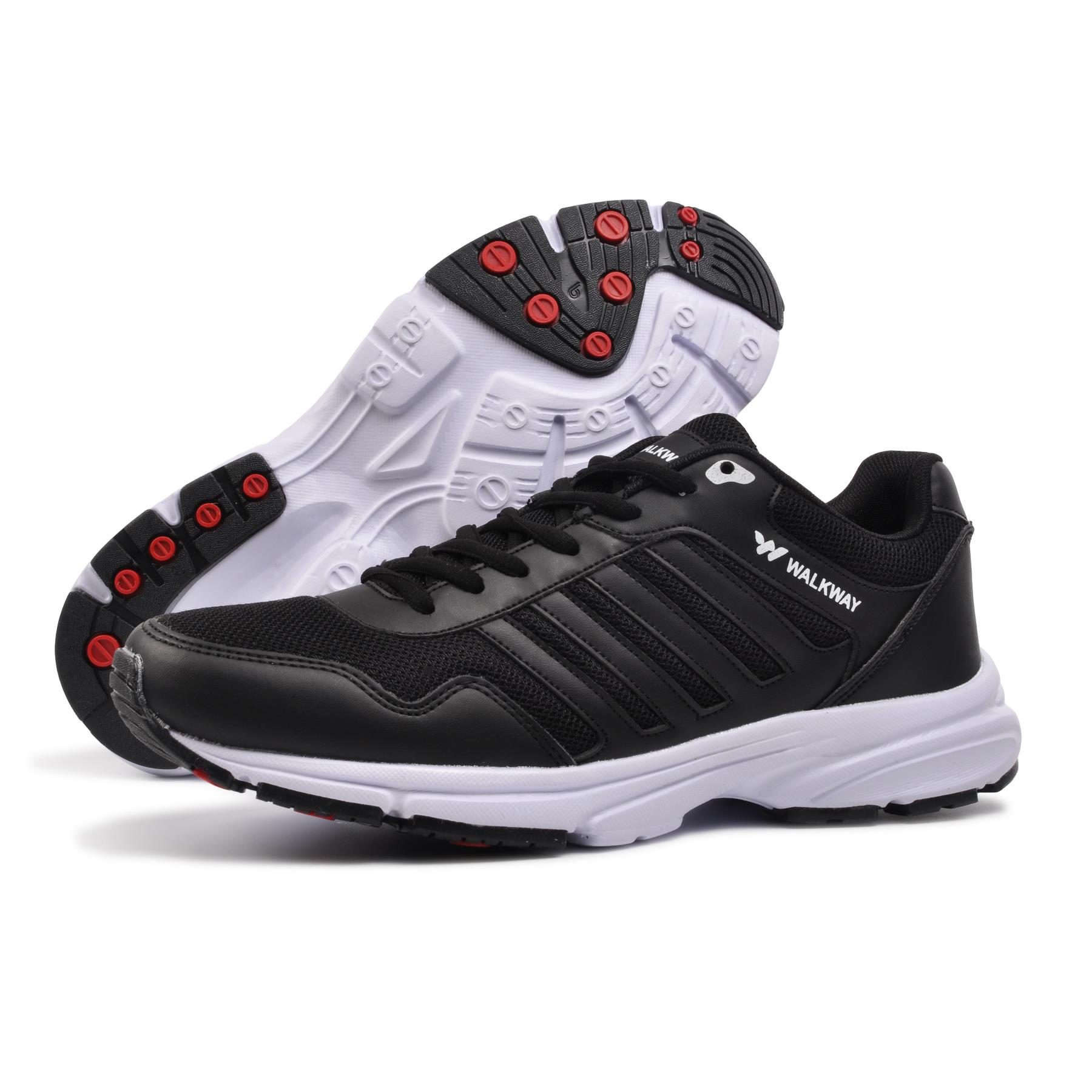 Loopbrug Maksim Zwart-Wit Unisex Sport Schoenen