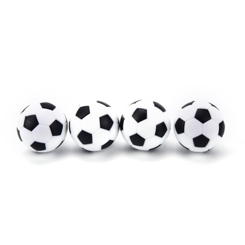 Futbolín de 32mm, balón de fútbol de plástico, futbolín Soccer, para deportes, juegos interiores redondos 4 Uds.